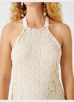 KOTON Şahika Ercümen X Koton - Sea Shell Crochet Dress  - Image 5
