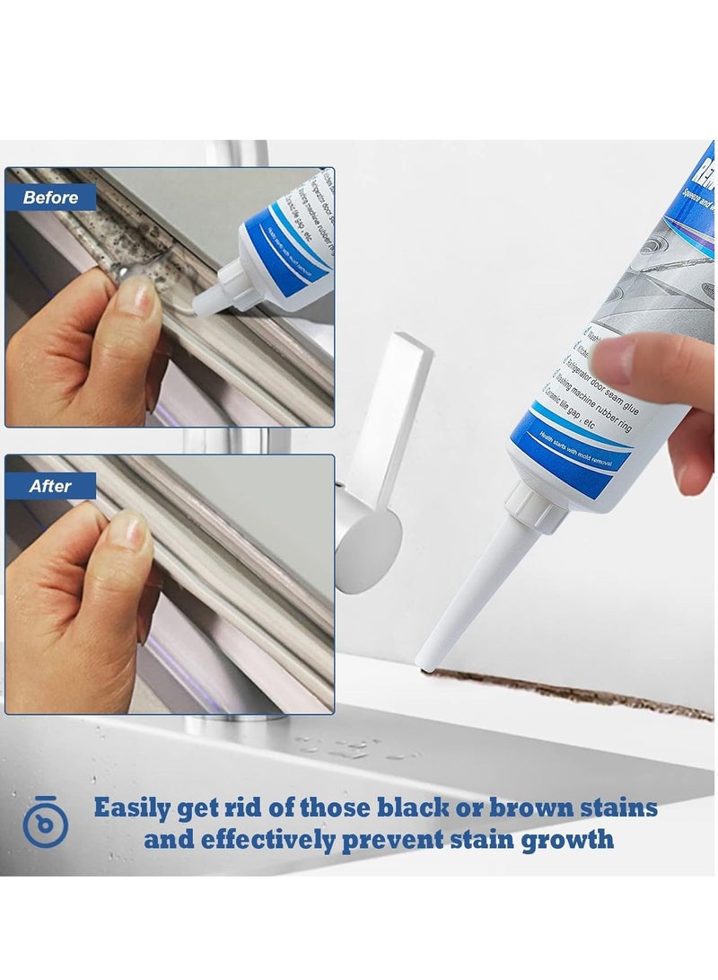SYOSI 2PCS Household Mold Remover Cleaning Gel Chemical Removing Gel, Powerful Quick Great for Kitchen Bathroom Tile Stains Sink - Image 5