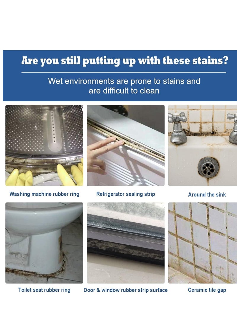 SYOSI 2PCS Household Mold Remover Cleaning Gel Chemical Removing Gel, Powerful Quick Great for Kitchen Bathroom Tile Stains Sink - Image 4