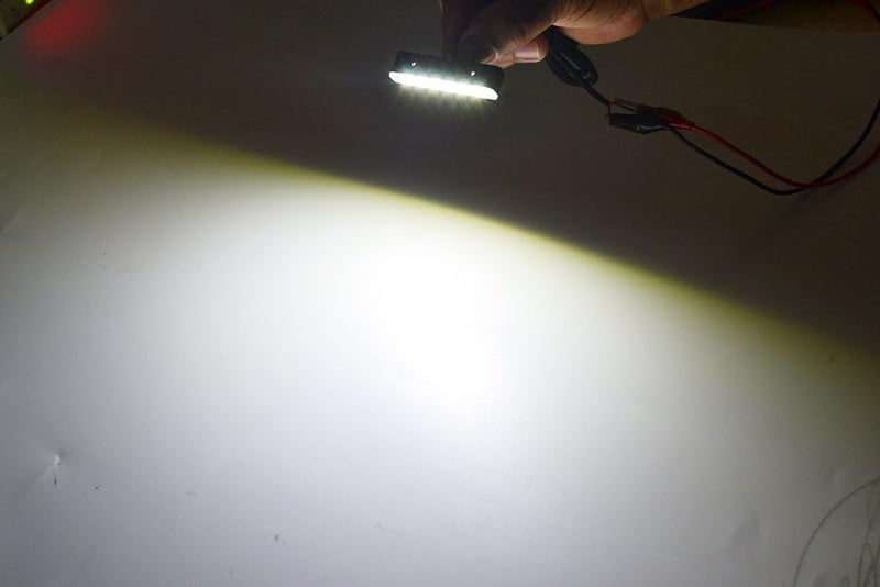 NBWDY 1Pcs 15 white Leds Led License Plate Light Waterproof Motorcycle Led Tail Light Trailer Light,Backup Light,Reverse Light,Side Marker Light for Motorcycle Scooter Bike ATV Car RV SUV - Image 3