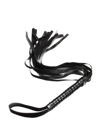 2 Piece Leather Horse Whip Faux Leather Whip Handle for Outdoor Sports Horse Riding Training Whip - view 3