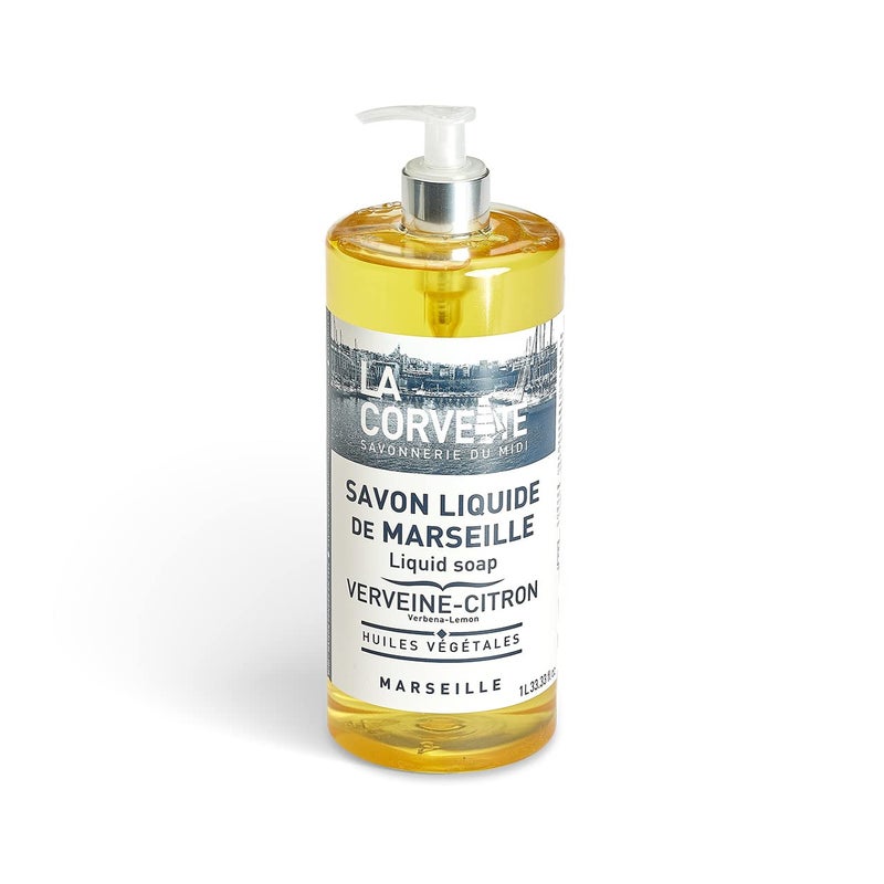 La Corvette Marseille liquid soap VERBENALEMON 1L