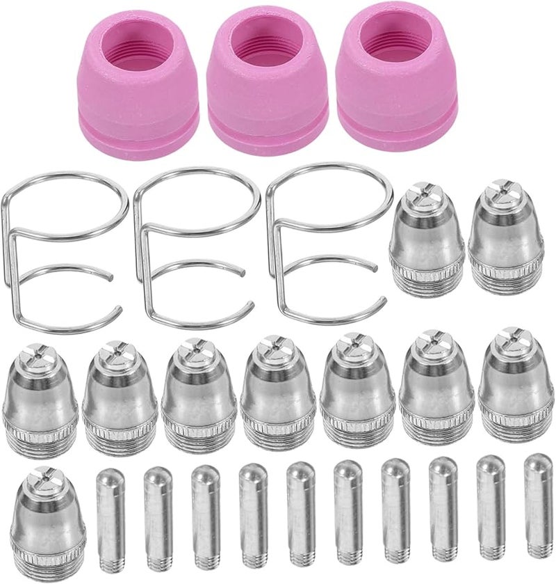 Veemoon Plasma Cutter Accessories Kit with Electrodes Nozzles Tips Durable Easy Install Consumables - Image 1