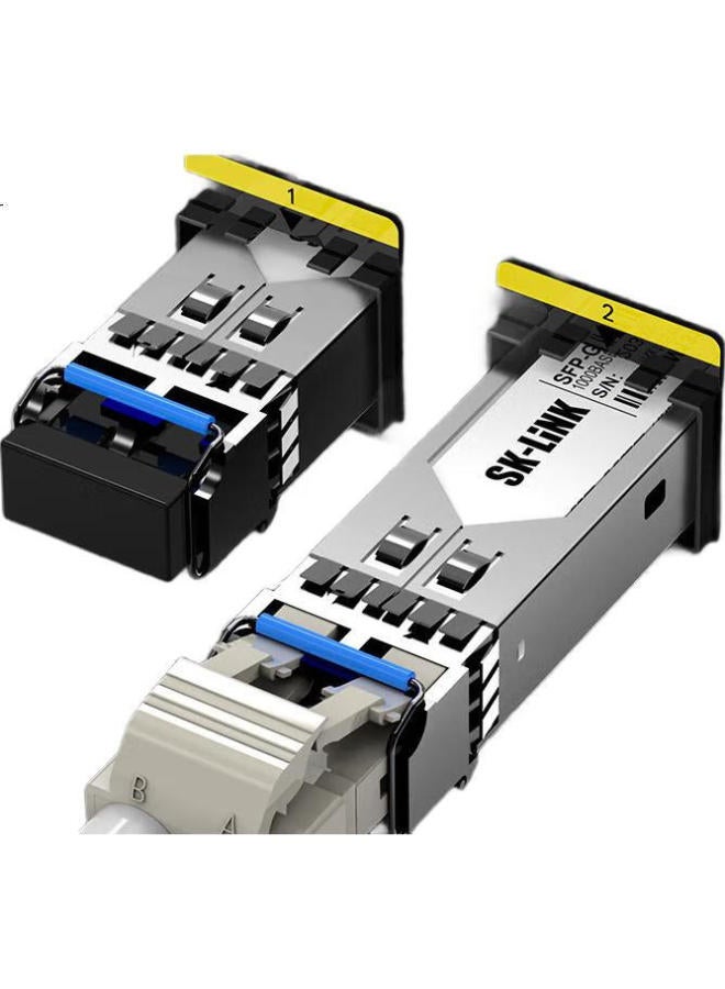 Timon Telecom-Grade Fiber Optic Patch Cable, Lc-Sc (Upc) Gigabit Multi-Mode Dual-Core Transceiver Pigtail, Low Zero Halogen Environmentally Friendly Home Fiber Optic Cable, 1 Meter, Tm-Gmm - Image 3