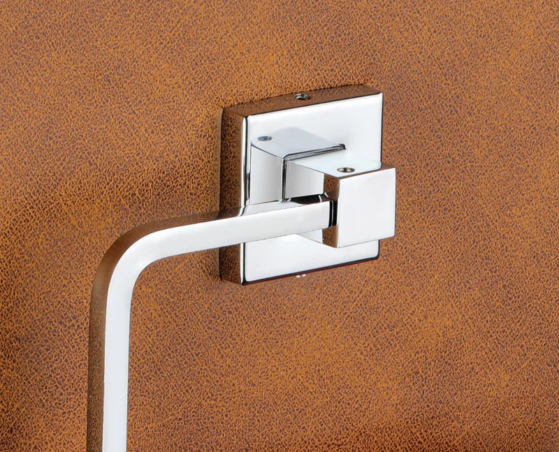 iSTAR Chrome Finish 304 Grade Stainless Steel Square Napkin Ring Bath Towel Stand | Towel Holder | Towel Hanger Silver (Pack of 1) - Image 5