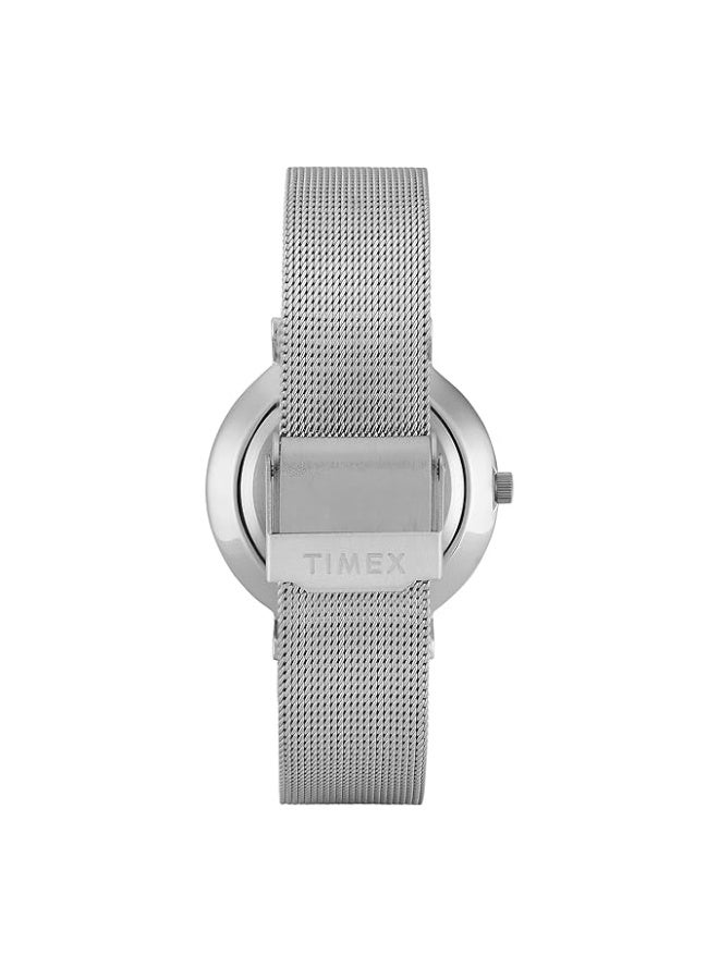 تيميكس ساعة TIMEX عقارب نسائية، بمينا مستدير ومقاومة للماء - Image 3