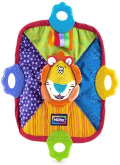 Nuby Nuby Teething Blankie Characters May Vary, Red/Yellow/Green/Orange/Blue, 1 Count  - Image 3