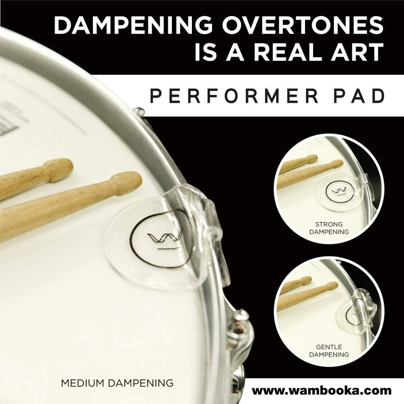 WAMBOOKA Performer Pad Plus - The Adjustable Drum Gel - 5 Double Pads - Image 4