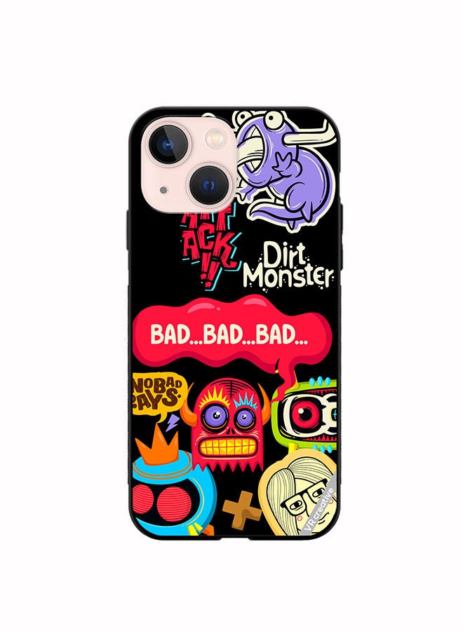 VR CREATIVE Protective Case Cover For Apple iPhone 13 Monsters Design Multicolour - Image 1