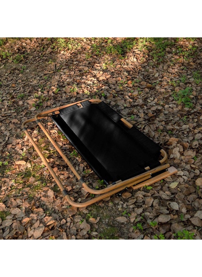 Naturehike Outdoor Folding Double Chair | Camping Chair | Black | Portable, Lightweight, And Foldable Design | Supports Up To 265 Lbs  - Image 5
