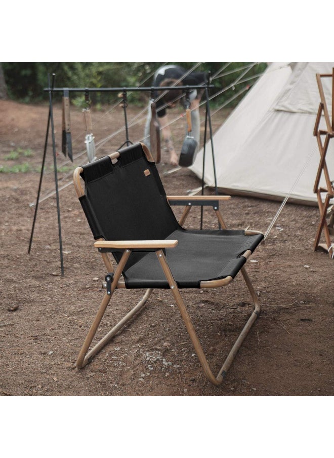Naturehike Outdoor Folding Double Chair | Camping Chair | Black | Portable, Lightweight, And Foldable Design | Supports Up To 265 Lbs  - Image 4