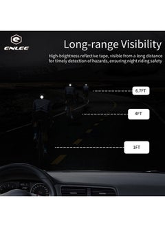 ENLEE Bicycle Reflective Stickers For Enhanced Safety Bike Wheel Reflectors And Bicycle Stickers For Maximum Visibility (Diy Reflective Sticker)  - Image 5