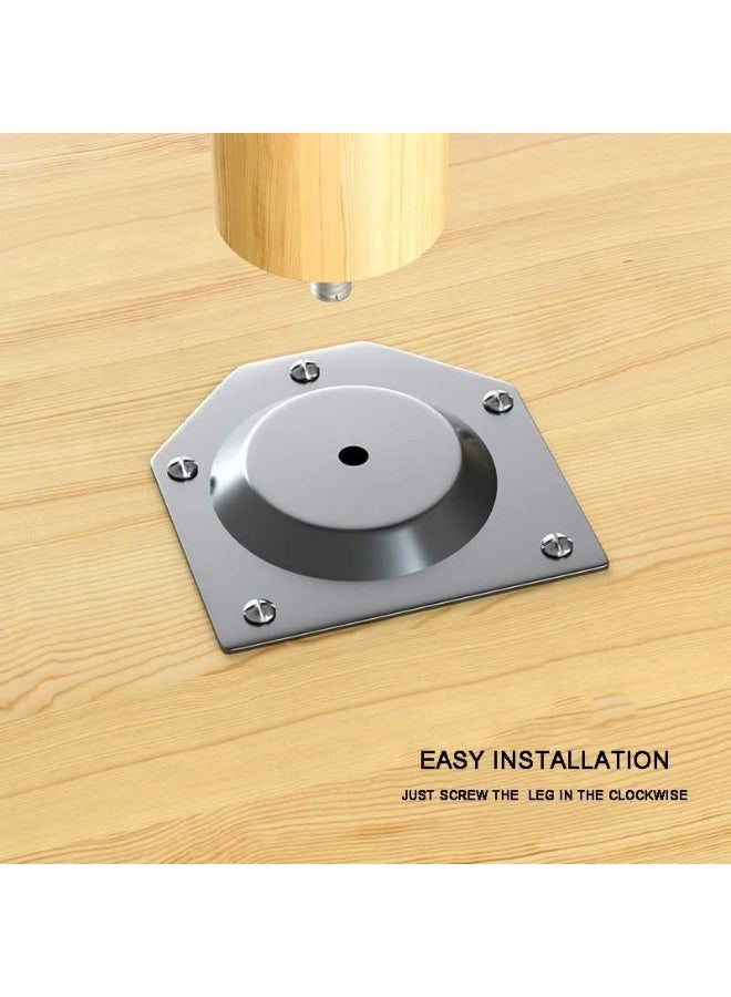 JINFANLI Dining Table, Dining Room Kitchen Table, White Square Wooden Leisure Dining Table Set for Kitchen Dining Room & Living Room(1 Square Table) - Image 5