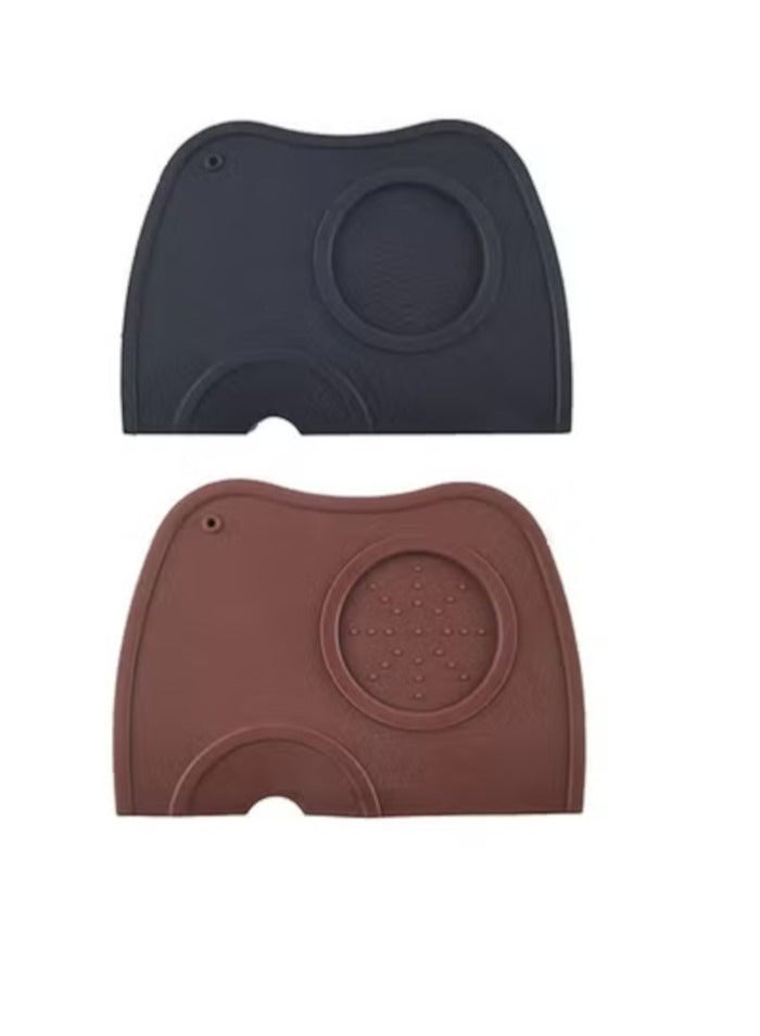 Coffee powder pad corner non-slip pad powder press special powder distributor base silicone pad powder press filling seat  - Image 4