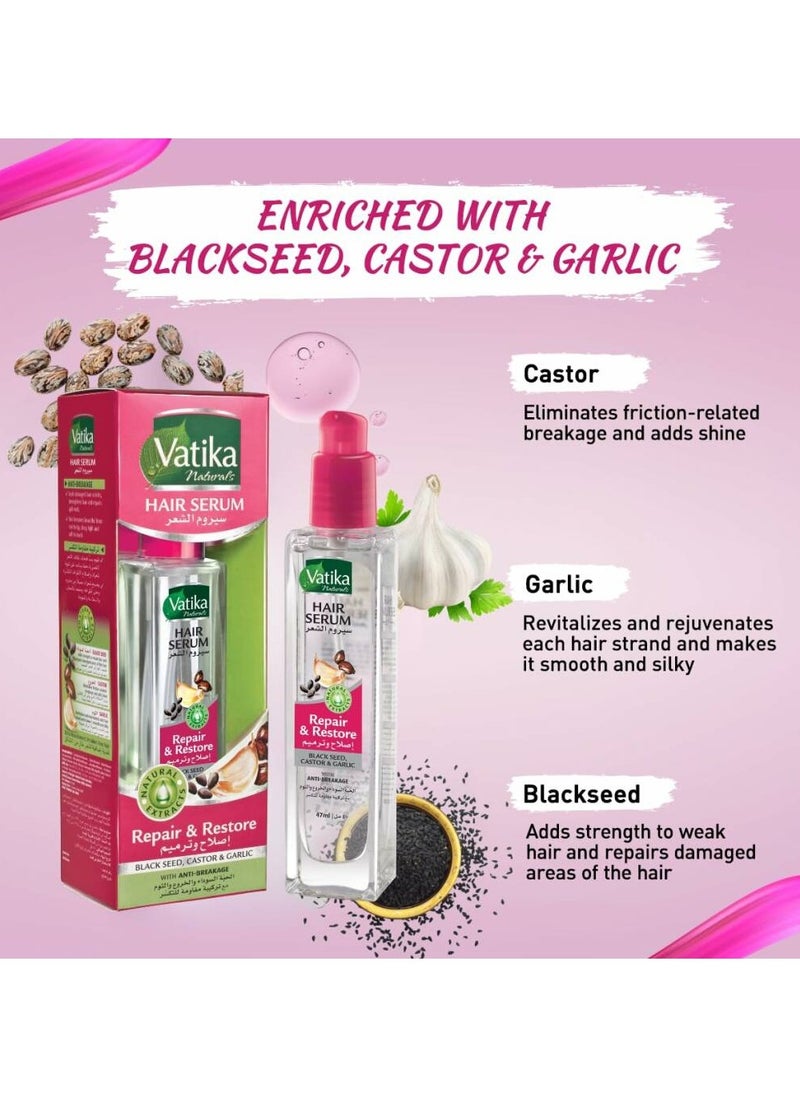 VATIKA - Vatika Naturals Repair & Restore Hair Serum 47 ML - Image 1