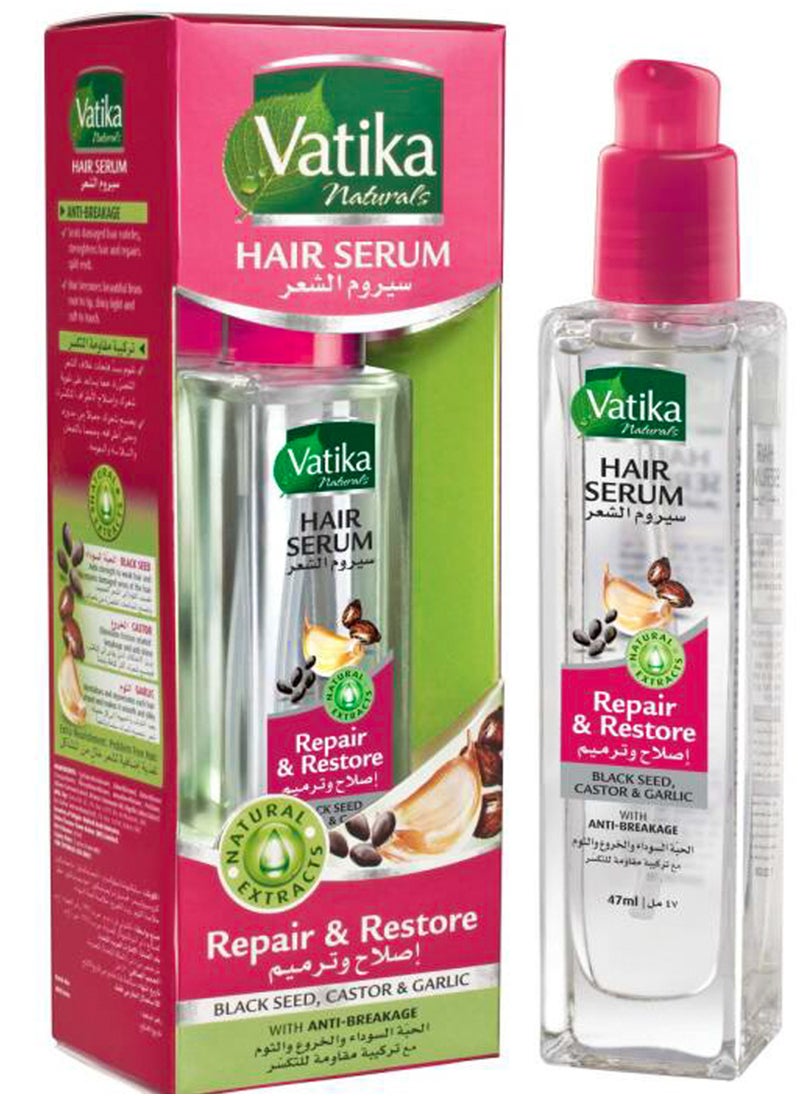 VATIKA - Vatika Naturals Repair & Restore Hair Serum 47 ML - Image 1