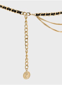 Ella Limited Edition Layered Weave Pattern Chain Belt  - Image 2