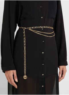 Ella Limited Edition Layered Weave Pattern Chain Belt  - Image 3