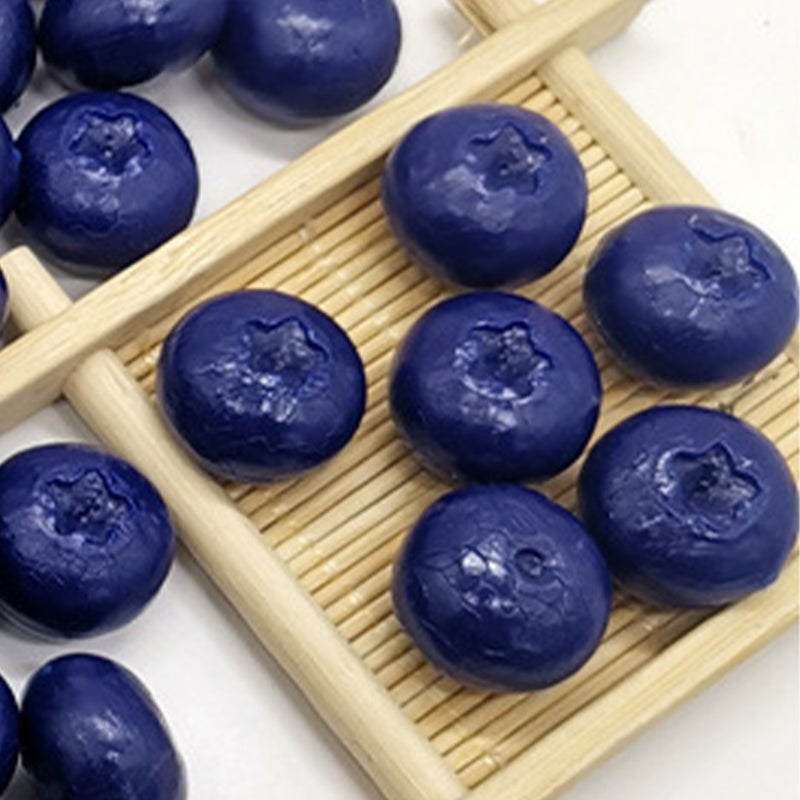 20pcs Artificial Blueberry Fake Blueberry Lifelike Blueberries Simulation Fruit Models - Image 3