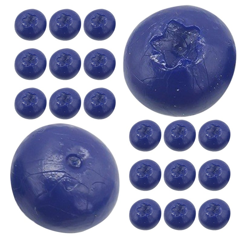 20pcs Artificial Blueberry Fake Blueberry Lifelike Blueberries Simulation Fruit Models - Image 4