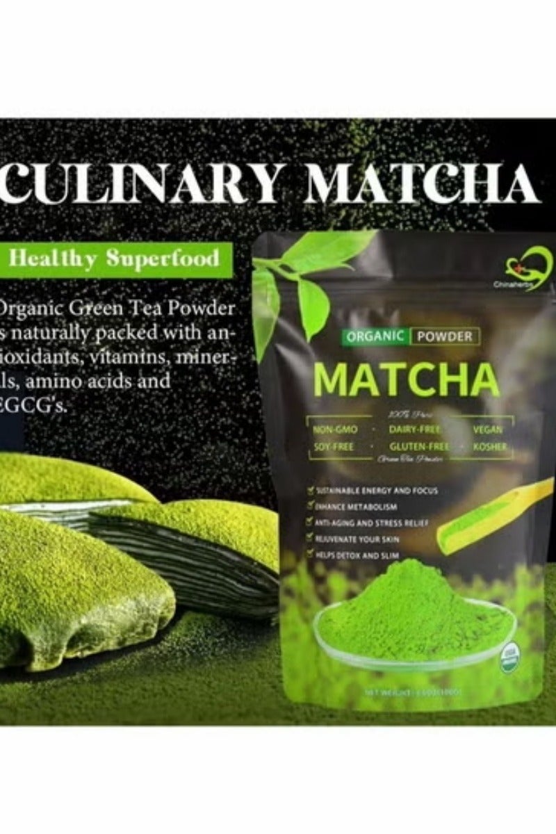 MATCHA Pure Organic Japanese Matcha Green Tea Powder 100g Premium Ceremonial Grade - Image 3