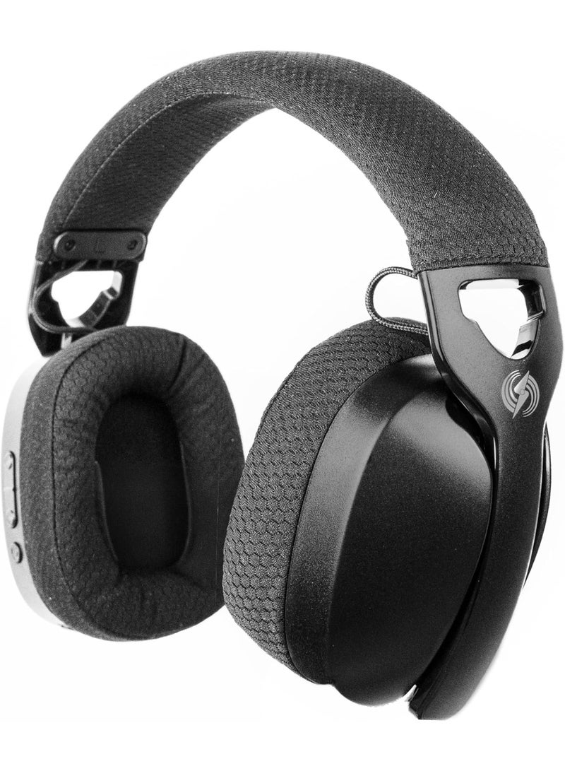LOG G935 2.4G wireless Gaming Headset With Microphone, Bluetooth, USB For PS5, PS4, PC, Xbox, Mobile - Black - Image 1