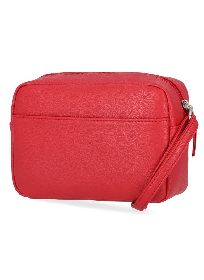 NAUTICA Nautica Womens Nautica Candid Camera Adjustable Crossbody Bright Red One Size Us  - Image 3