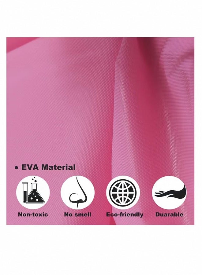 Portable Rain Coat Raincoat Ponchos 100 percent Waterproof Emergency Rain Ponchos for Women and Men Adults Premium Quality 50 percent Thicker with Hood for Concerts Amusement Parks Camping Pink - Image 5