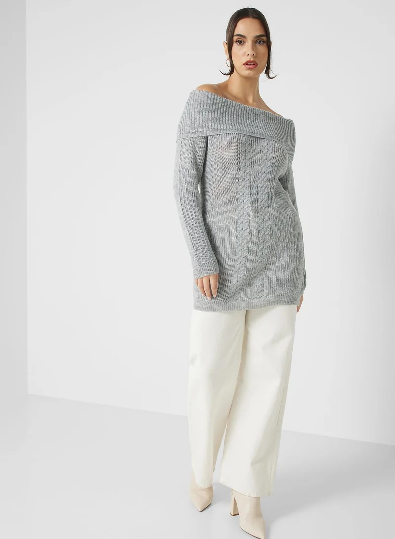 ELLA Off Shoulder Sweater