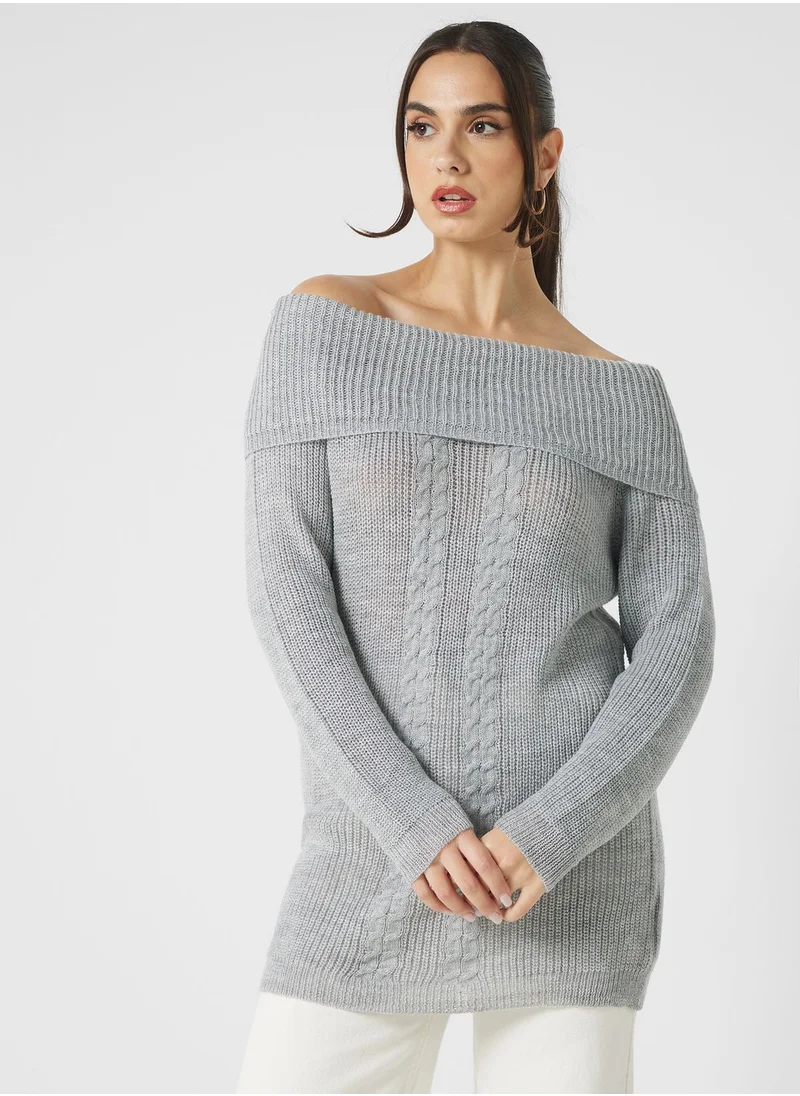 ELLA Off Shoulder Sweater