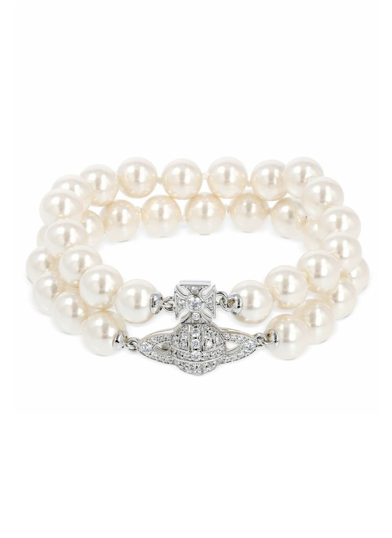 Vivienne Westwood Vivienne Westwood Double Pearl Saturn Bracelet  - Image 1