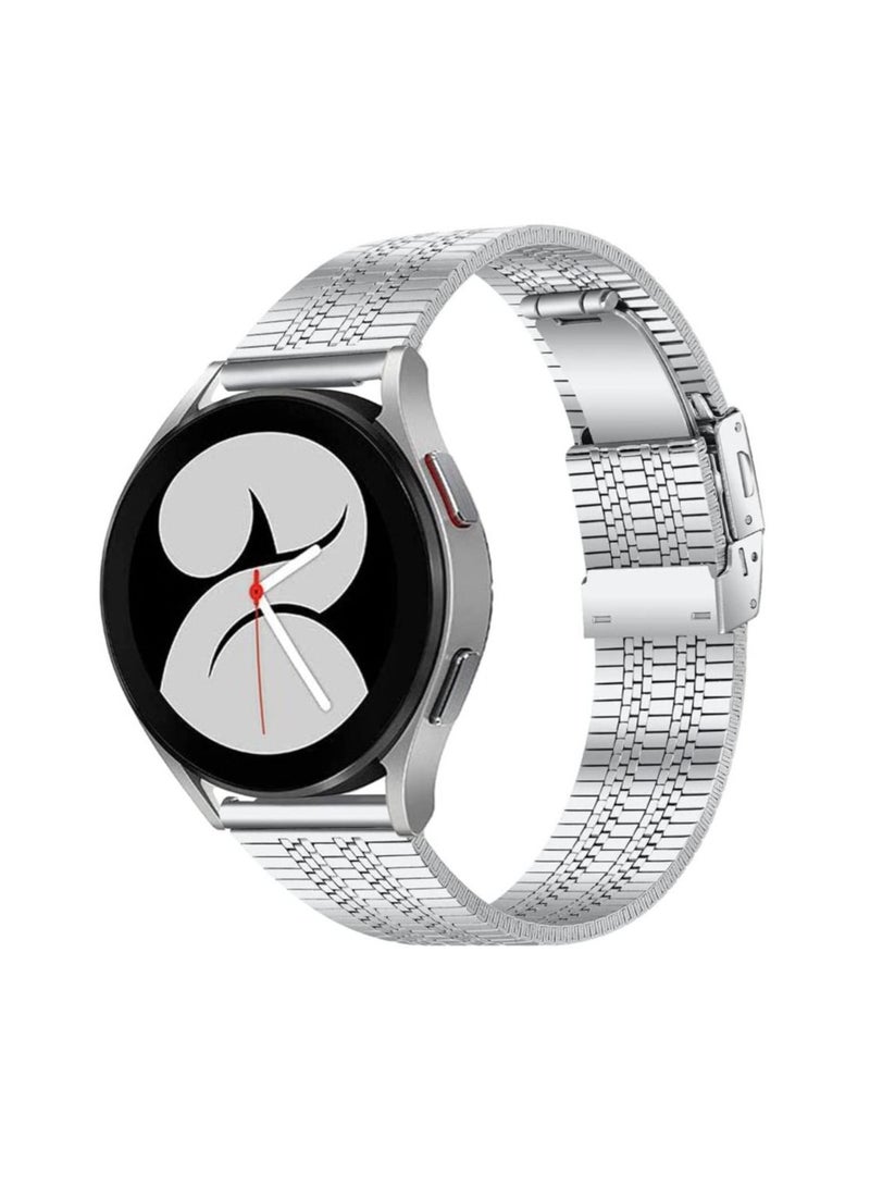 SYOSI For Galaxy Watch 4 Strap, 20mm Watch Strap Compatible with Samsung Galaxy Watch 4 40mm 44mm/Galaxy Watch 4 Classic 46mm(2021) 42mm, Adjustable Replacement Strap for Galaxy Watch 4 Band Men Women - Image 1