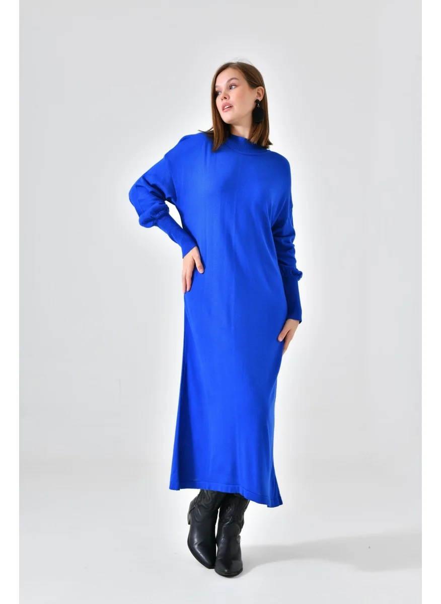 Garmi Women's Plain Basic Tunic Saxe Blue