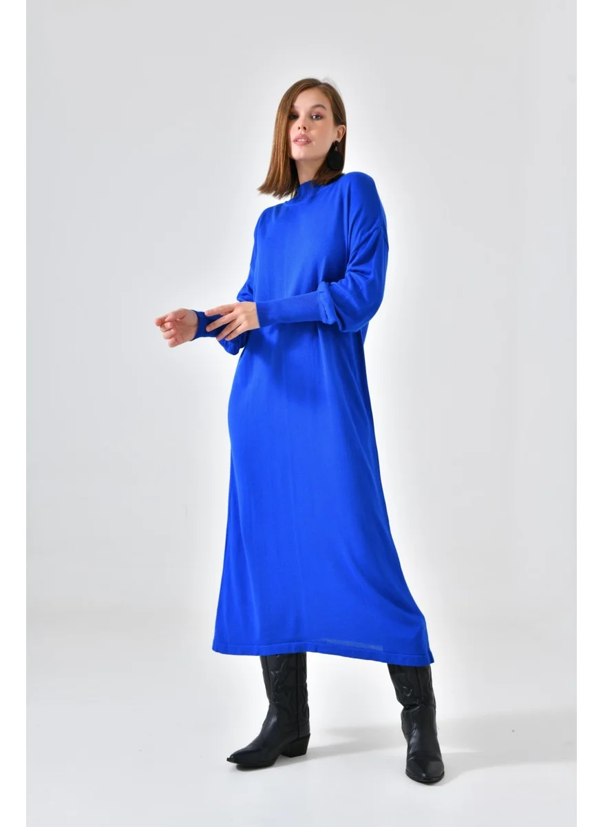 جارمي Women's Plain Basic Tunic Saxe Blue