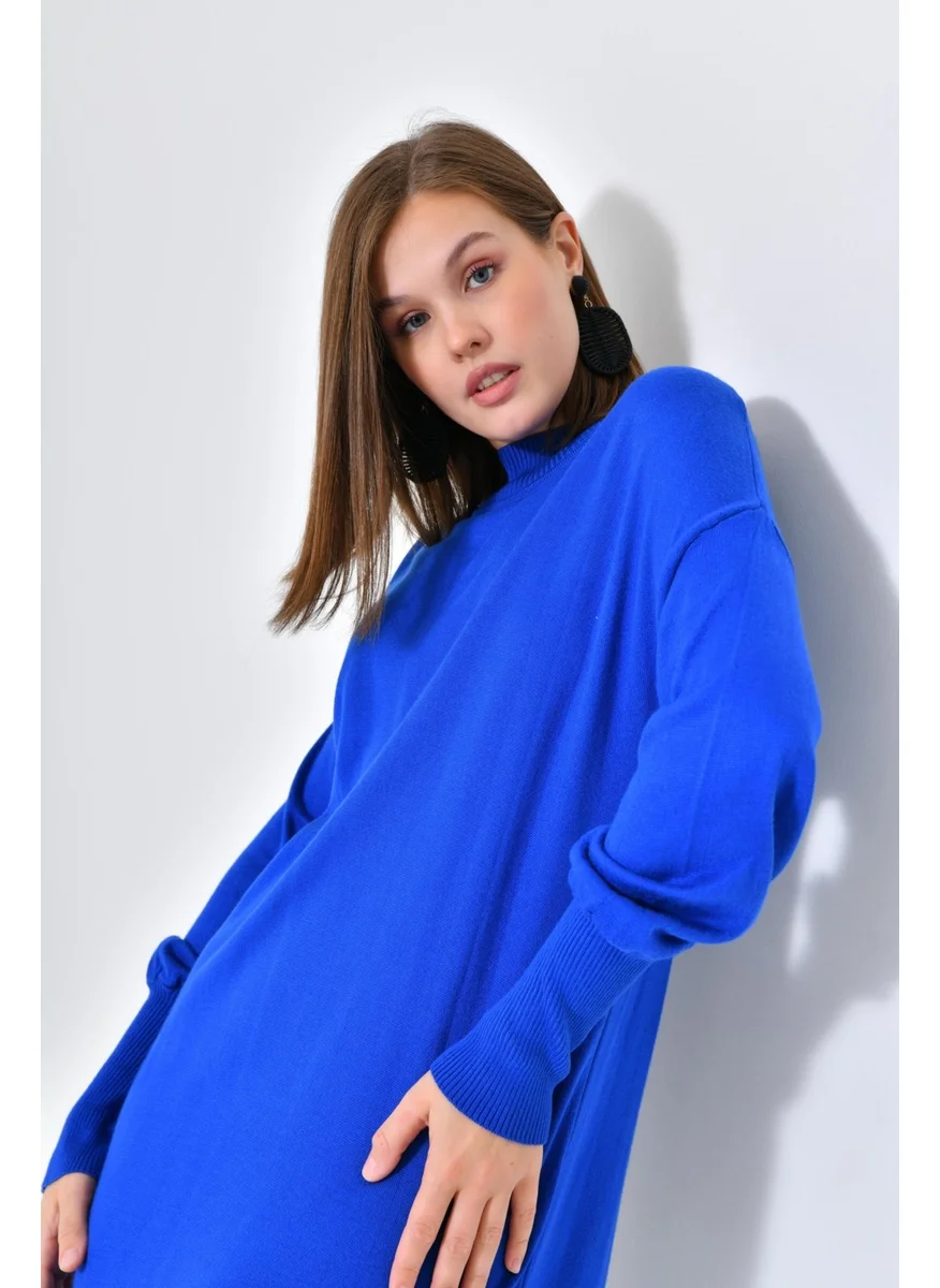 جارمي Women's Plain Basic Tunic Saxe Blue