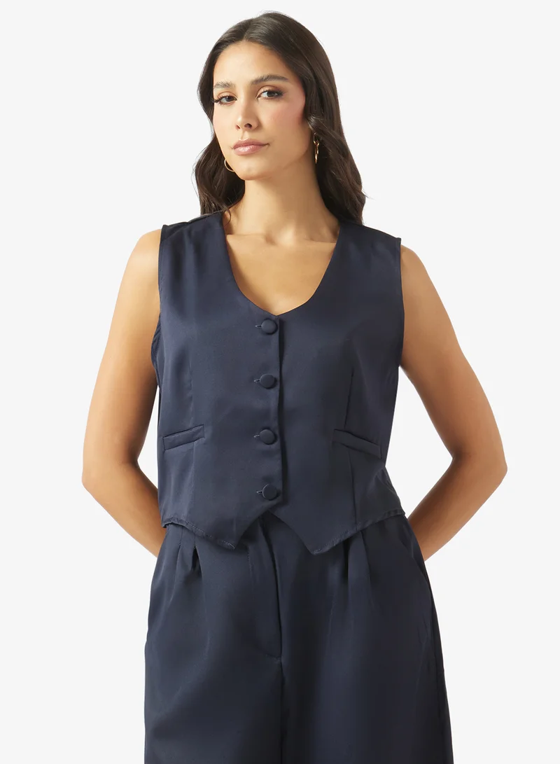 Ella  Sleevless Vest & Pant Set for Women | Best Price UAE