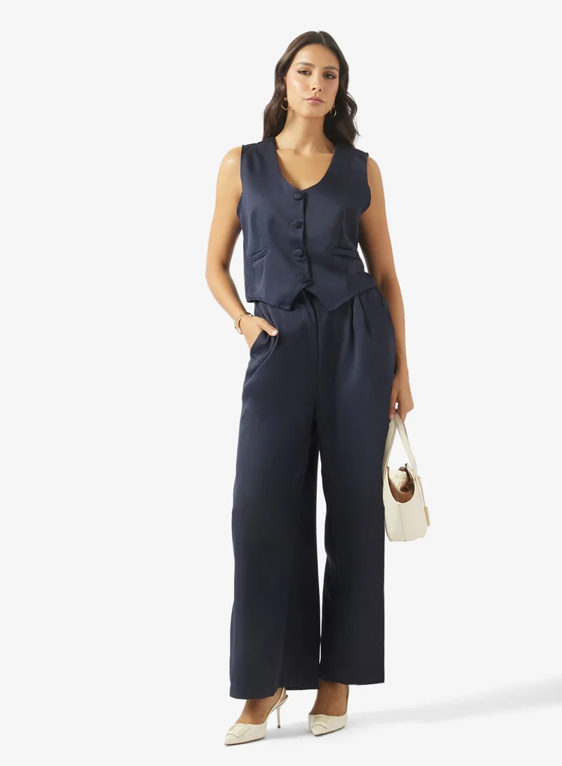 Ella  Sleevless Vest & Pant Set for Women | Best Price UAE