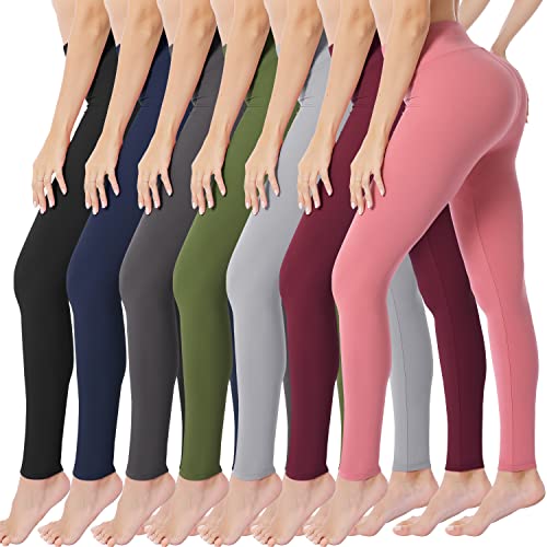 VALANDY Creamlush Women's High Waist Tummy Control Yoga Pants Workout Running Sports Tights Leggings - Image 1