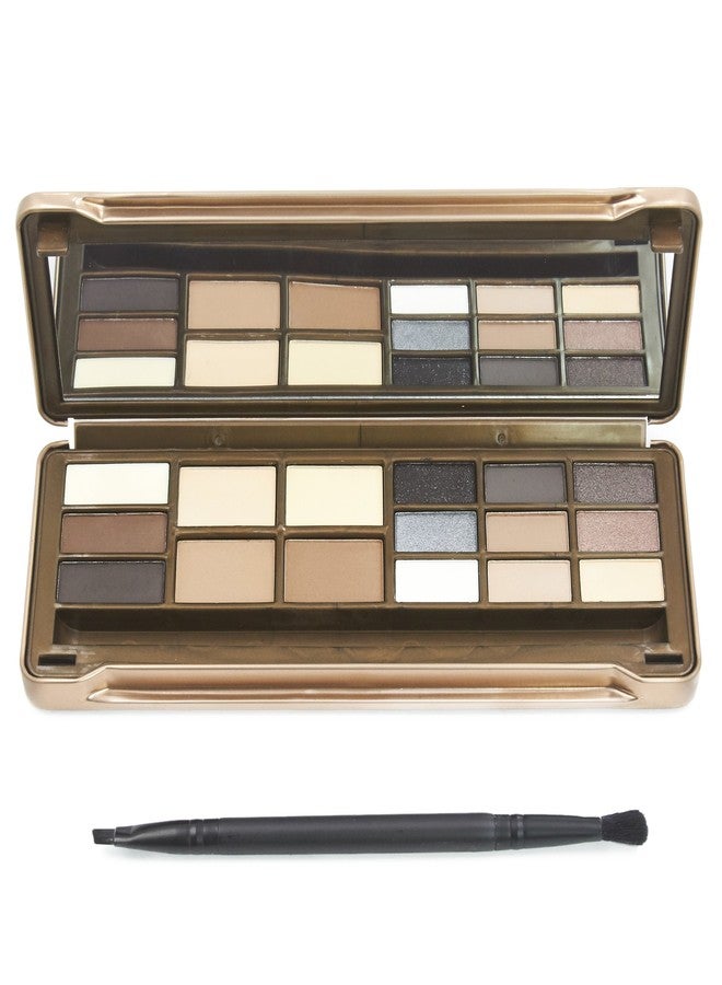 BYS Essentials - Contour, Brow and Eyeshadow Tin Palette - 3-in-1 Makeup Kit, Easy to Carry Travel-Ready Beauty Set - Image 4