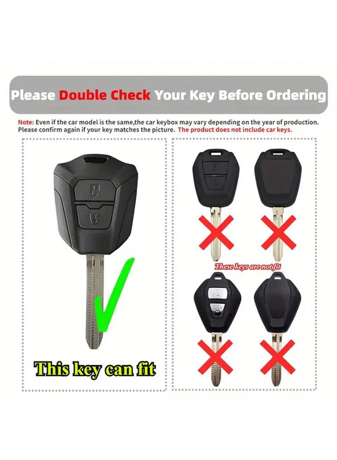 Purple TPU Car Remote Key Fob Cover Case For Isuzu D Max MU X MU 7 - Image 3