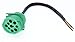 MITOB Type 2 Green j1939 Pigtail Cable Female 9Pin to Open end Flange 1ft - Image 2