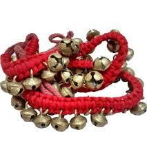 UAPAN MetalCraft Ghungroo Red Pad 1 Line, Ghungru 1Line Red Pad, Red Pad Ghungroo 1 Line - Image 2