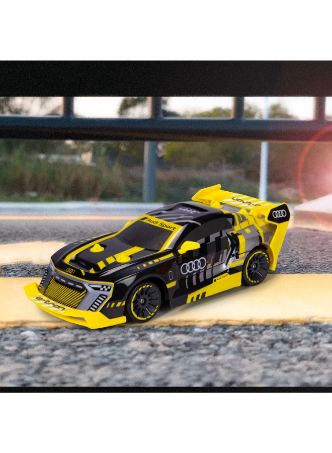 Dickie Toys - RC Audi S1 E-Tron Quattro Drift Car 1:24 - 2.4GHz, 4WD, Drift Function, LED Floor Lighting - USB Charging - RTR Remote Control Car - Image 5