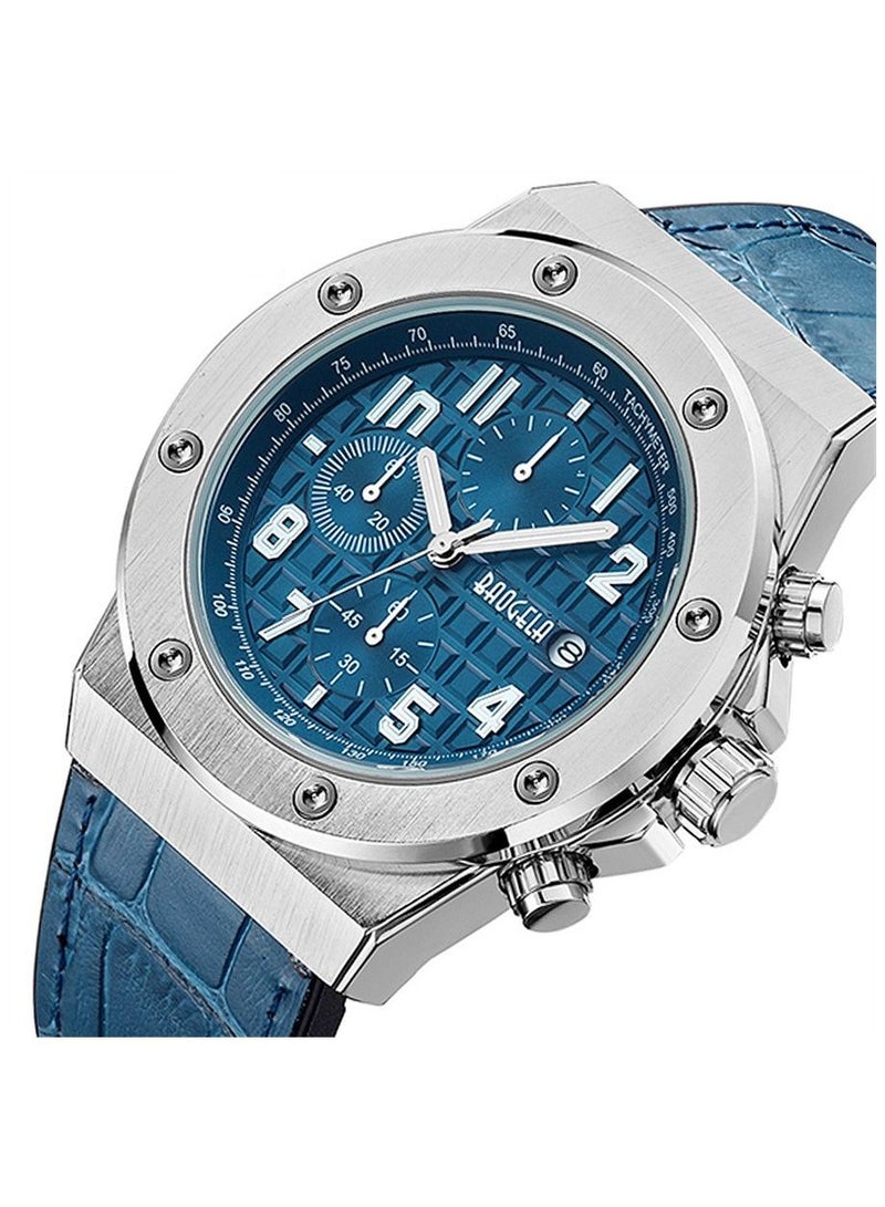 BAOGELA Men's Sport Luminous Silicone Quartz Watch - Image 1