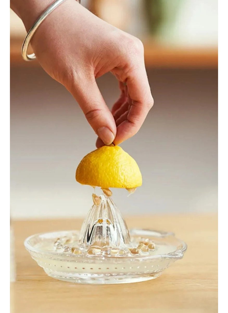 Tamu Glass Orange Lemon Squeezer  - Image 1
