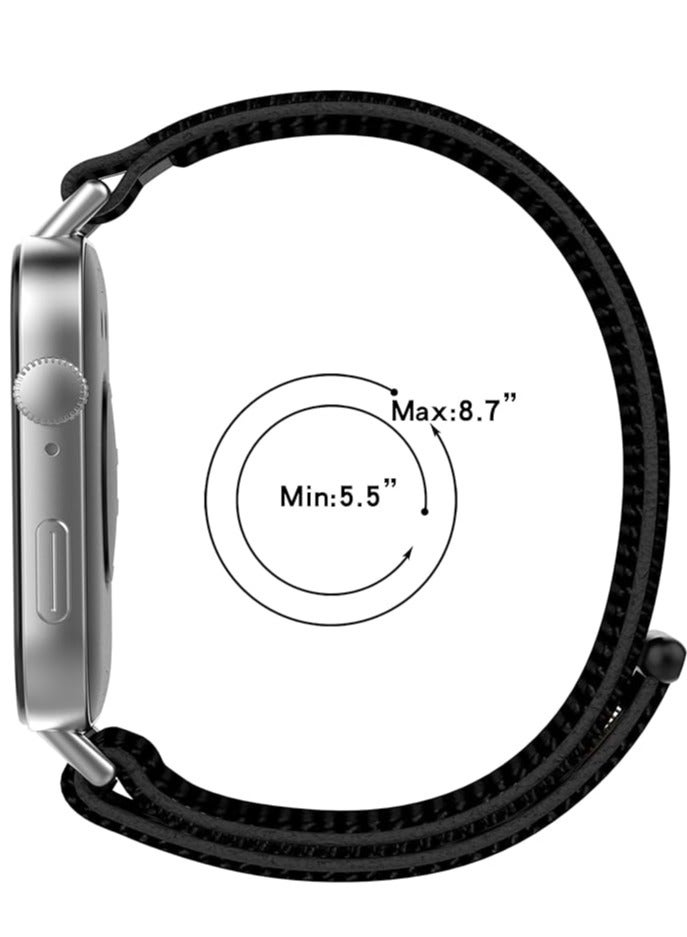 DUSALA Nylon Replacement band Compatible with Huawei Fit 3 Watch, Breathable watch band - Image 4