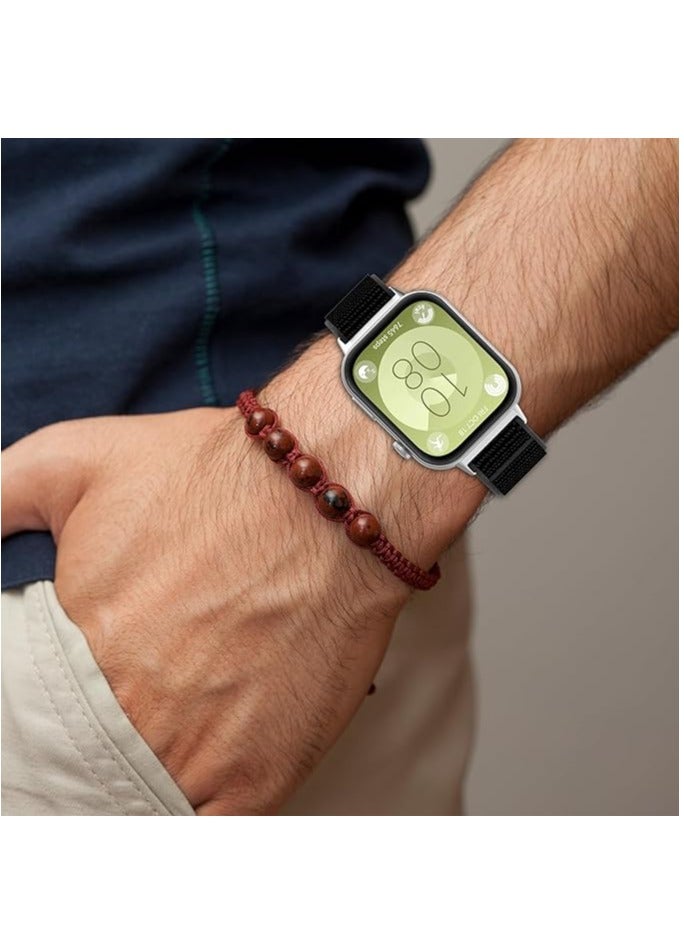 DUSALA Nylon Replacement band Compatible with Huawei Fit 3 Watch, Breathable watch band - Image 5