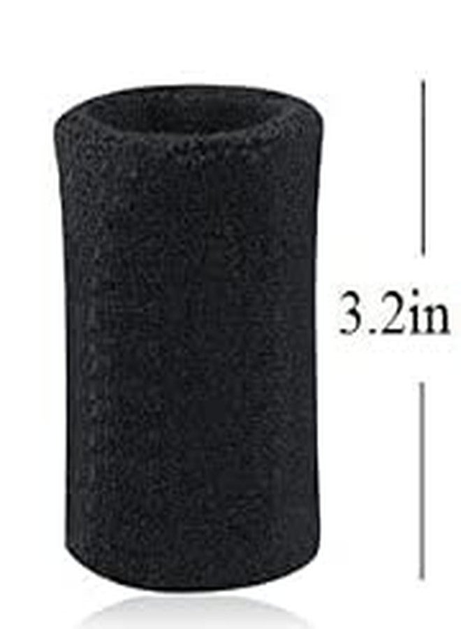 HORNO 4 Pairs of Cotton Terry Cloth Wrist Sweatbands/Sports Basketball Wristband for Athletic Men & Women - Image 2