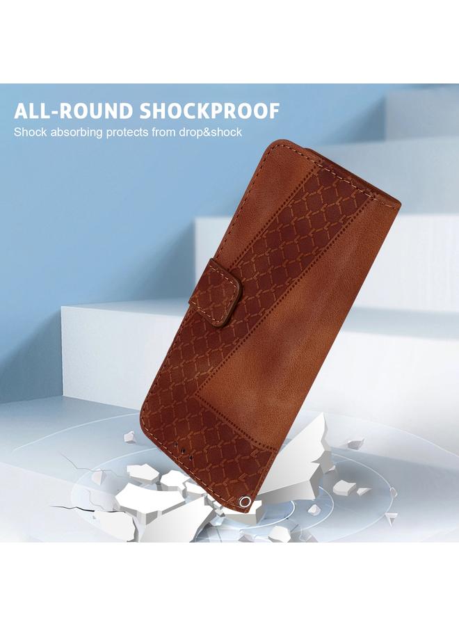 erorex Case For Tecno Spark 20 Pro+ 4G Seven-shaped Embossed Leather Phone Case - Image 5