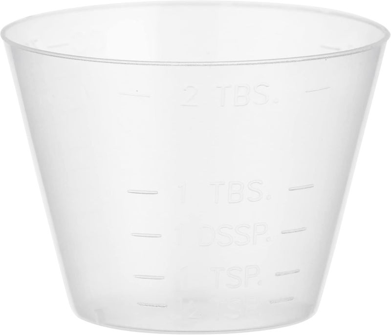 McKesson Medicine Cups Disposable 1 oz  30 ml 5000 Count Plastic Small Mixing Measuring Resin Epoxy Translucent - Image 1